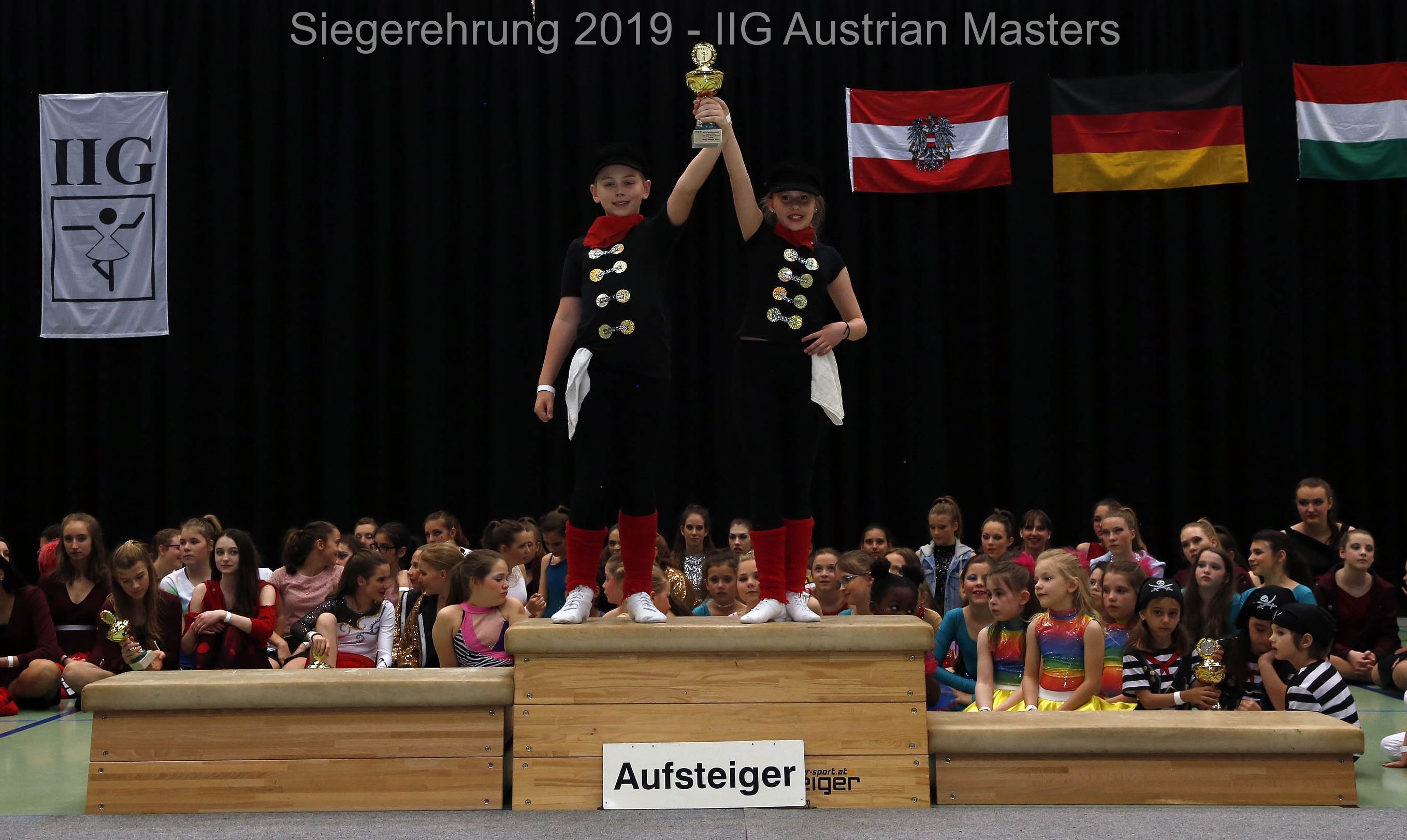 Siegerehrung - IIG Korneuburg 2019 - Ameli und Leon Showduo